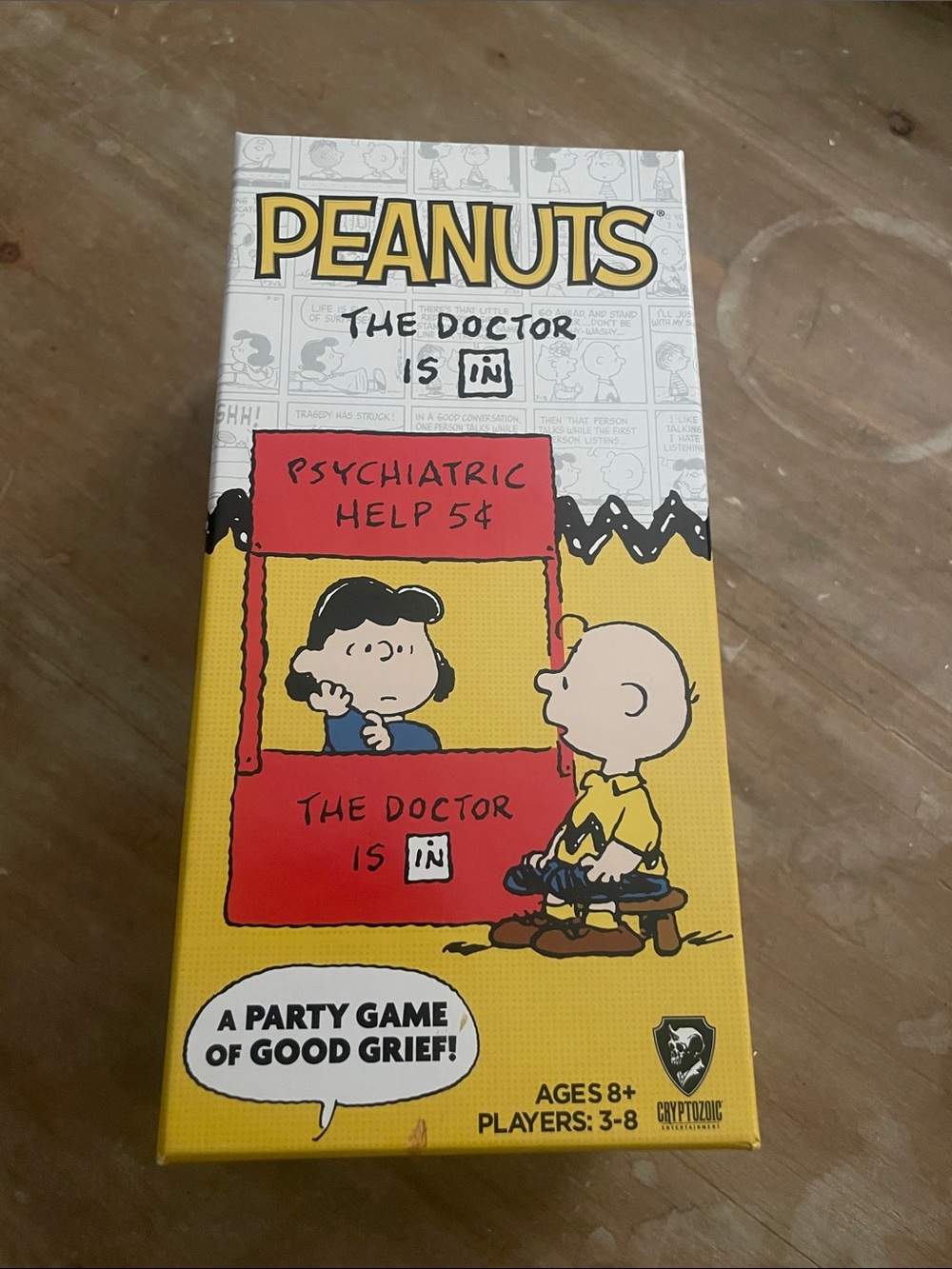 Peanuts The Doctor is in game in wrapper never used